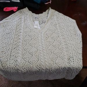 Shrug. Woven material.